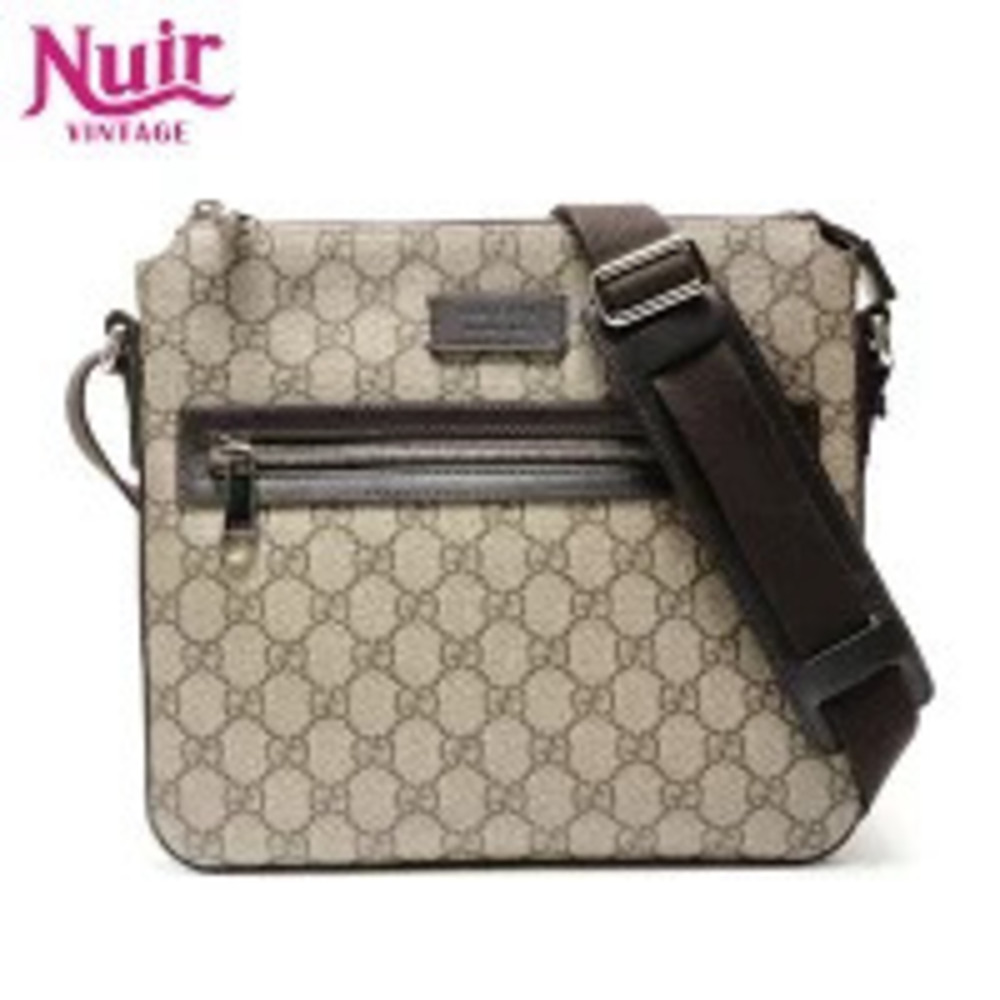 Gucci GG Supreme Shoulder Bag Beige